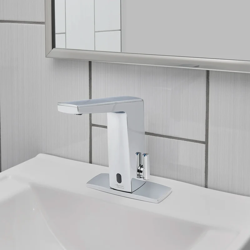 Paradigm® Selectronic® - robinet sans contact, alimentation à pile avec butée de sécurité SmarTherm + ADM, 0,5 gpm/1,9 L/min