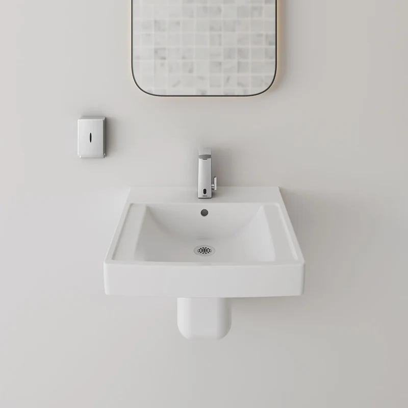 Paradigm® Selectronic® - robinet sans contact, alimentation à pile avec butée de sécurité SmarTherm + ADM, 0,5 gpm/1,9 L/min