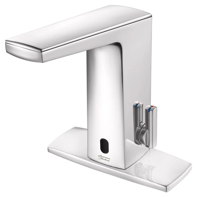 Paradigm® Selectronic® - robinet sans contact, alimentation à pile avec mitigeur sur plan, 0,35 gpm/1,3 L/min