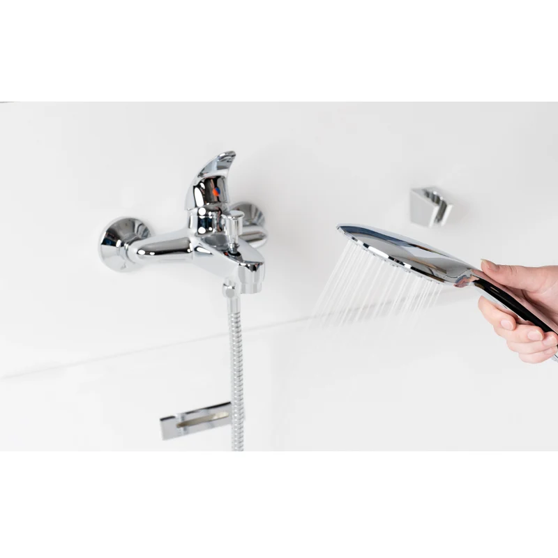 Kit colonne de douche encastrable thermostatique chromée