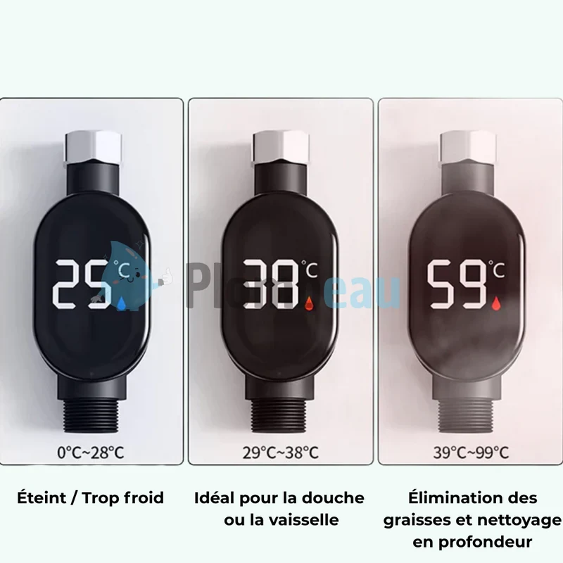 Thermomètre de Douche Intelligent Ultra-Précis