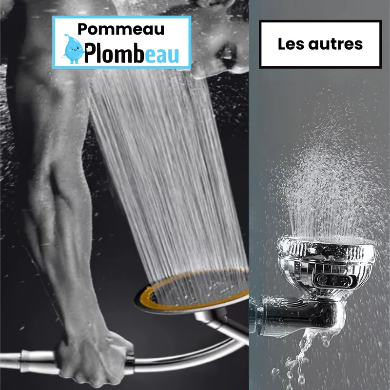 Pommeau de Douche Effet Pluie