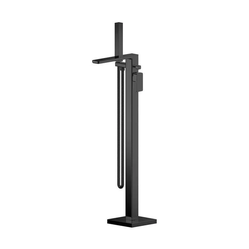 Nuie Windon Freestanding Bath Shower Mixer Contemporary Matt Black Brass ABS,plastic 880x180x357mm
