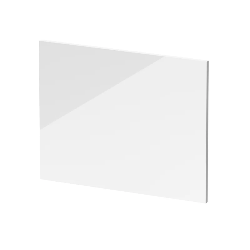 700mm Square Shower Bath End Panel - Gloss White