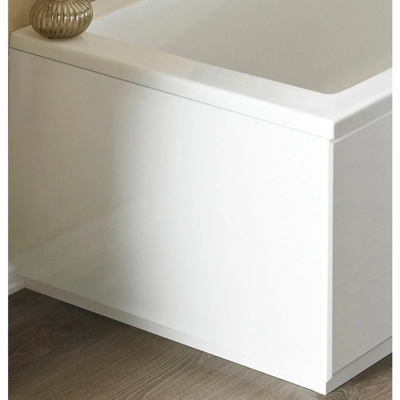 750mm Bath End Panel - Gloss White