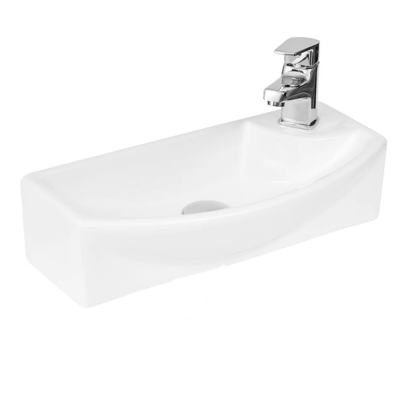 Hudson Reed Juno Compact Wall Hung 440mm Vanity Unit With Ceramic Basin