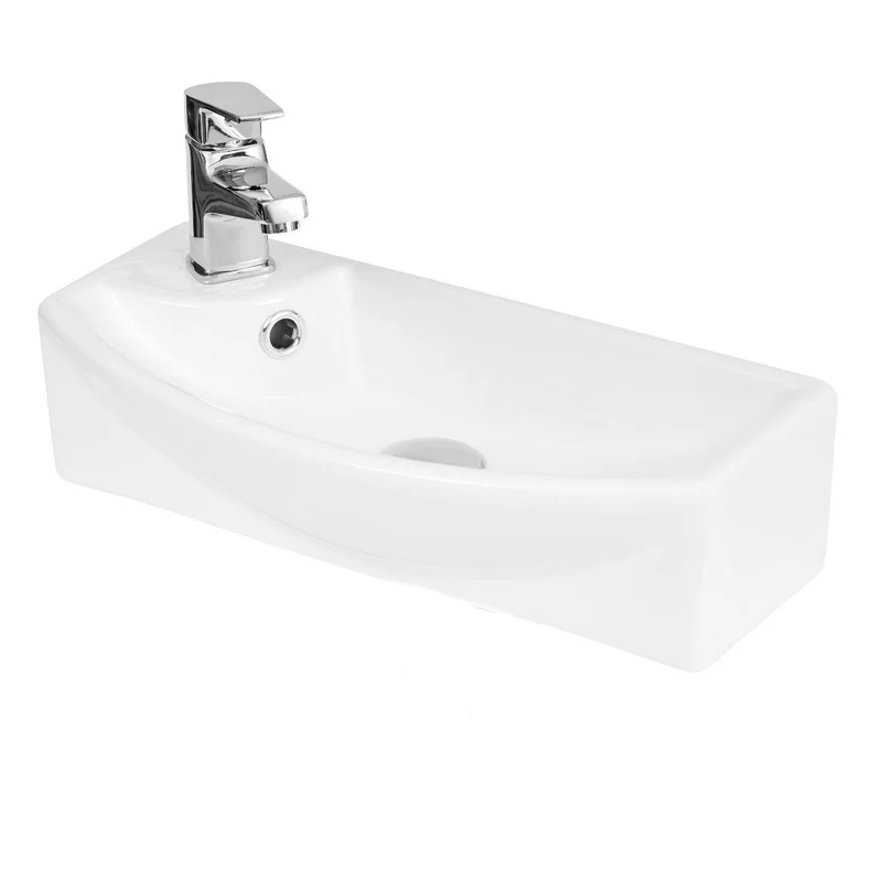 Hudson Reed Juno Compact Wall Hung 440mm Vanity Unit With Ceramic Basin