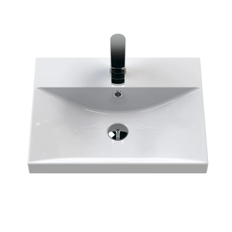 Hudson Reed Juno Wall Hung 500mm Vanity Unit With 2 Doors & Ceramic Basin