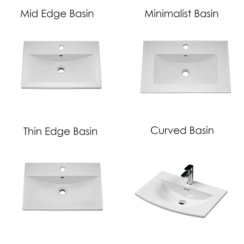 Hudson Reed Juno Floor Standing 600mm Vanity Unit With 2 Doors & Ceramic Basin