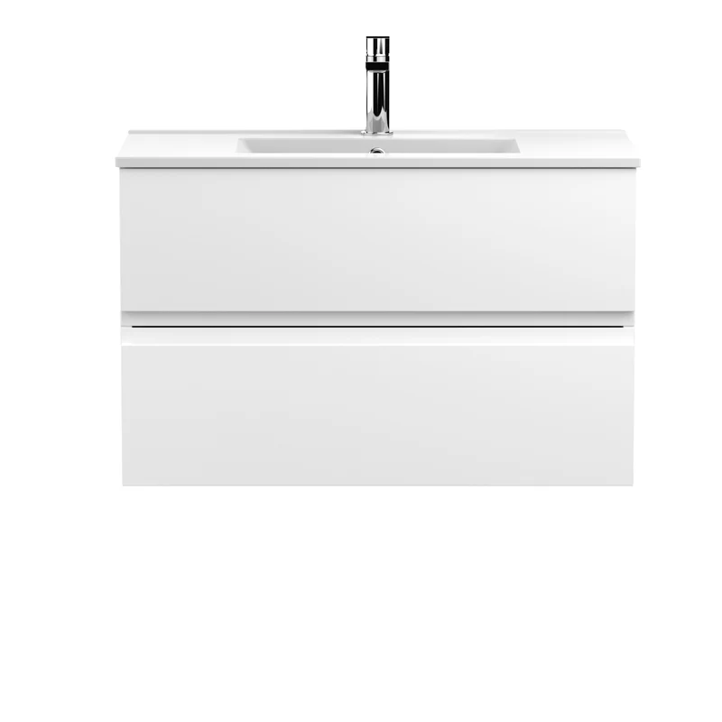 Hudson Reed Urban Wall Hung 800mm Vanity Unit With 2 Drawers