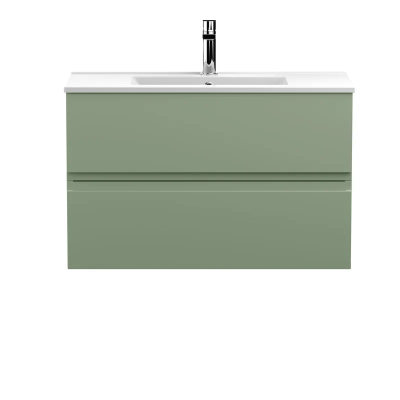 Hudson Reed Urban Wall Hung 800mm Vanity Unit With 2 Drawers