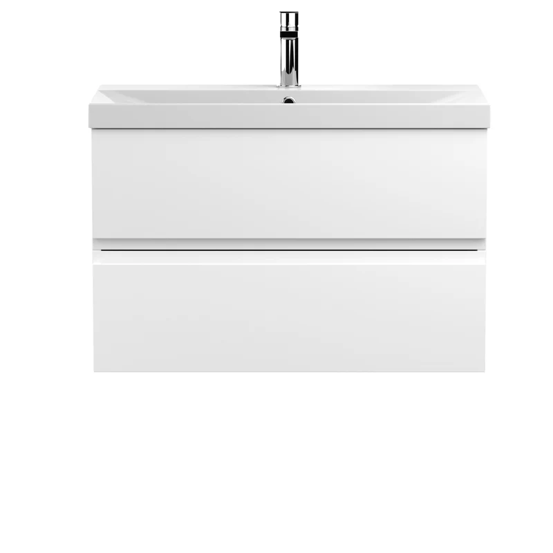 Hudson Reed Urban Wall Hung 800mm Vanity Unit With 2 Drawers