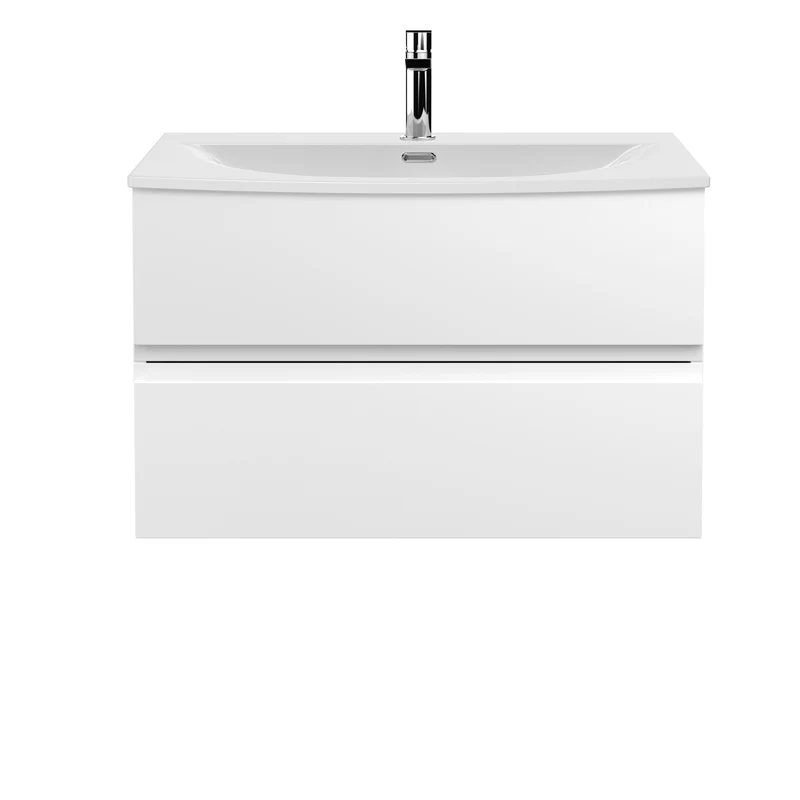 Hudson Reed Urban Wall Hung 800mm Vanity Unit With 2 Drawers