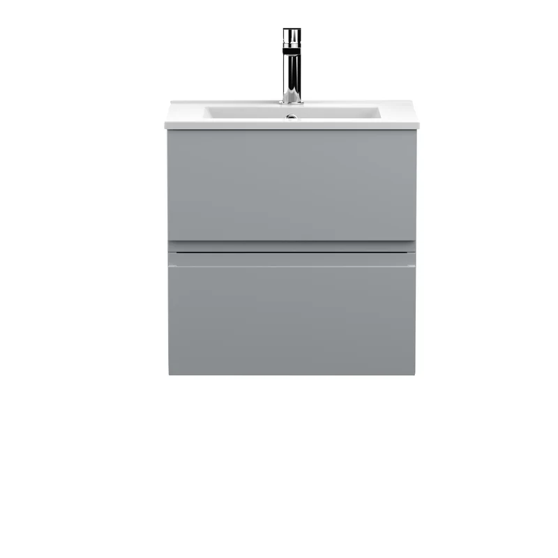Hudson Reed Urban Wall Hung 500mm Vanity Unit With 2 Drawers
