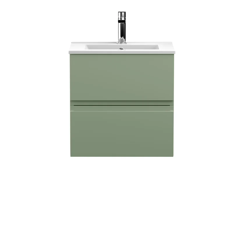 Hudson Reed Urban Wall Hung 500mm Vanity Unit With 2 Drawers