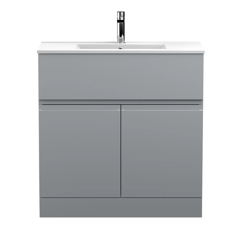 Hudson Reed Urban Floor Standing 800mm Vanity Unit With 2 Doors & 1 Drawer