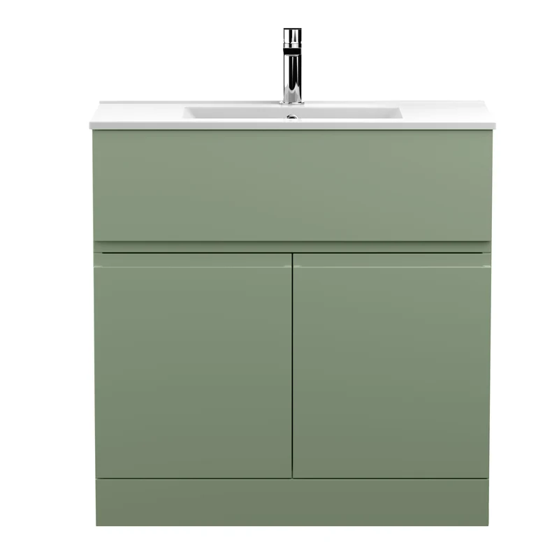 Hudson Reed Urban Floor Standing 800mm Vanity Unit With 2 Doors & 1 Drawer