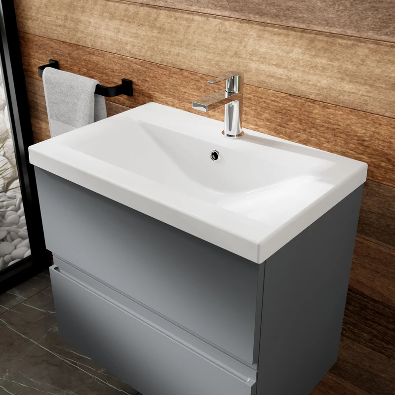 Hudson Reed Urban Floor Standing 800mm Vanity Unit With 2 Doors & 1 Drawer