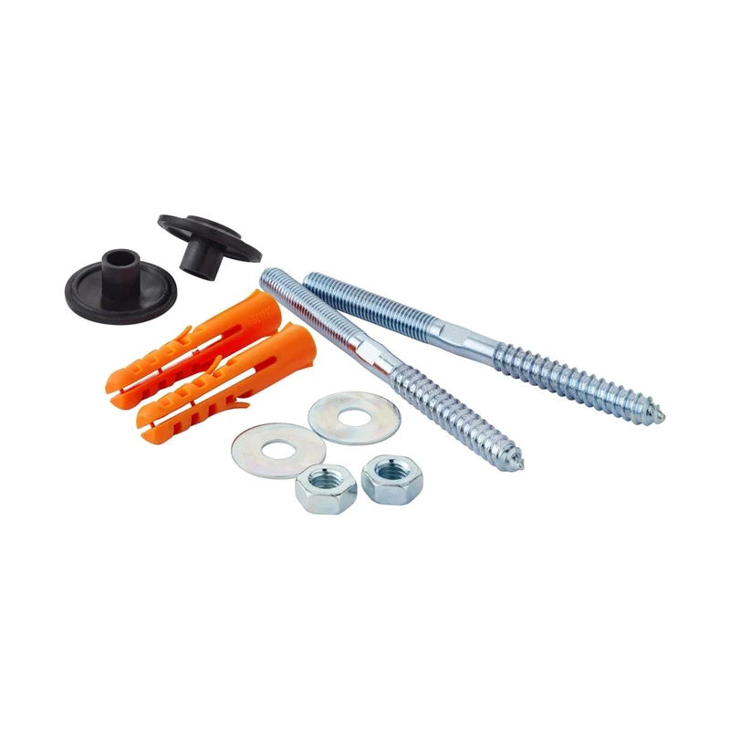 Nuie Basin Fixing Bolts (pair) Contemporary Chrome Stainless Steel