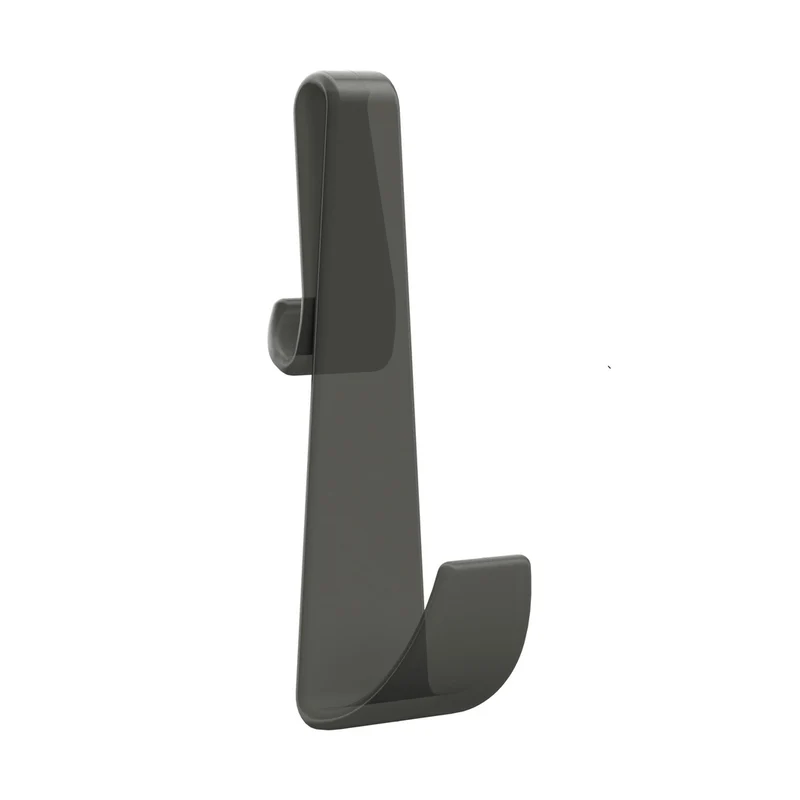 Nuie Enclosure Accessories Enclosure Hook For Frameless Enclosures Contemporary Black Plastic 155x40x80mm