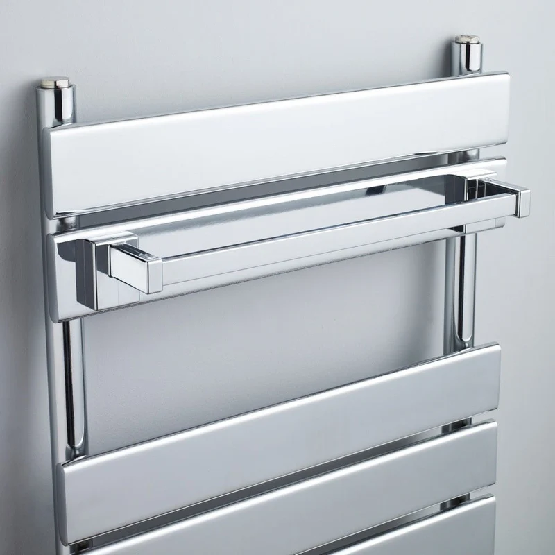 Nuie Heating Extras Magnetic Towel Rail Contemporary Chrome Stainless Steel 60x450x70mm