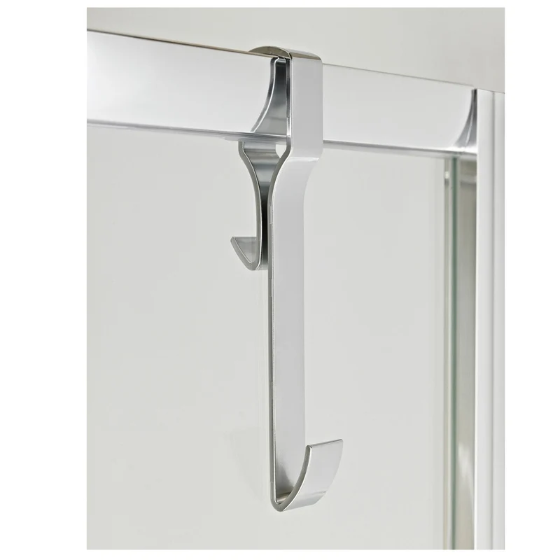 Nuie Enclosure Hook For Framed Enclosures Contemporary Chrome Stainless Steel 300x25x60mm