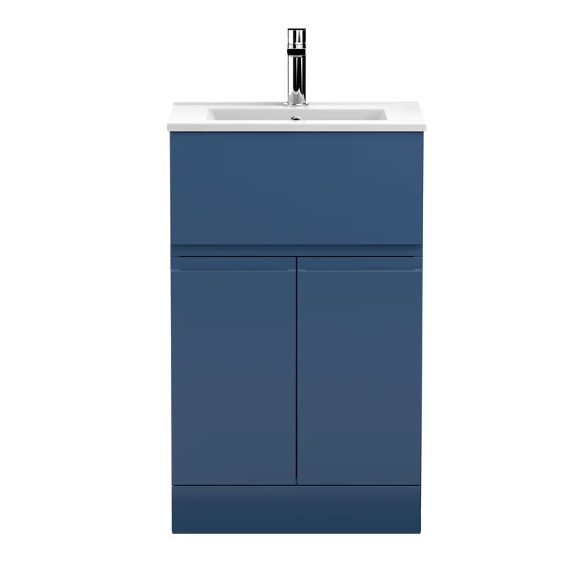 Hudson Reed Urban Floor Standing 500mm Vanity Unit With 2 Doors & 1 Drawer