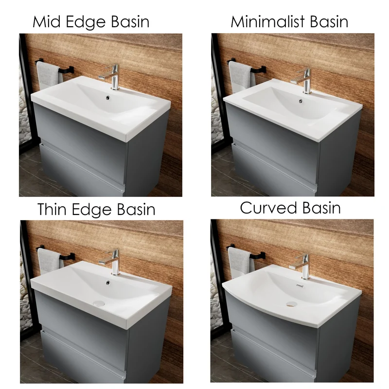 Hudson Reed Urban Floor Standing 500mm Vanity Unit With 2 Doors
