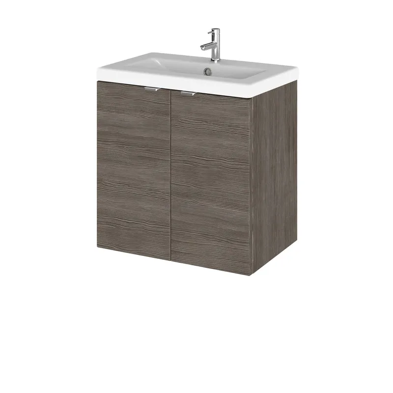 Hudson Reed Fusion Wall Hung 500mm Vanity Unit With 2 Doors & Basin