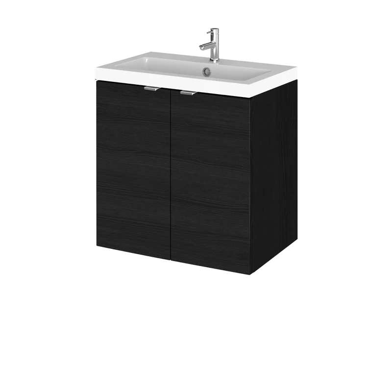 Hudson Reed Fusion Wall Hung 500mm Vanity Unit With 2 Doors & Basin