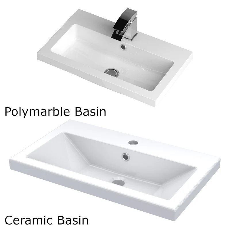 Hudson Reed Fusion Wall Hung 600mm Vanity Unit With 2 Drawers & Basin