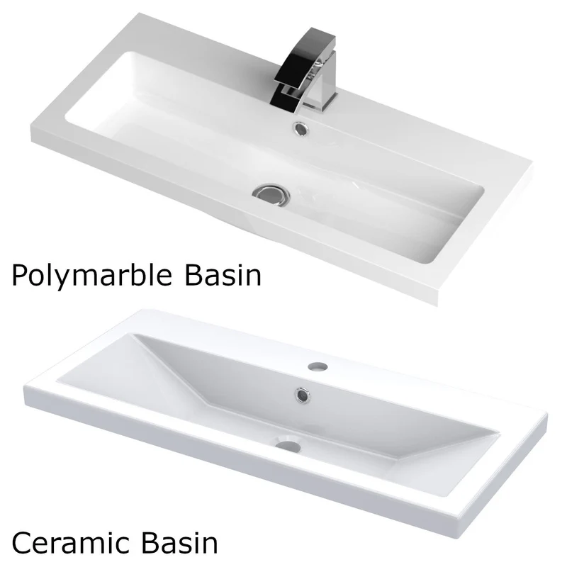 Hudson Reed Fusion Wall Hung 800mm Vanity Unit With 2 Drawers & Basin