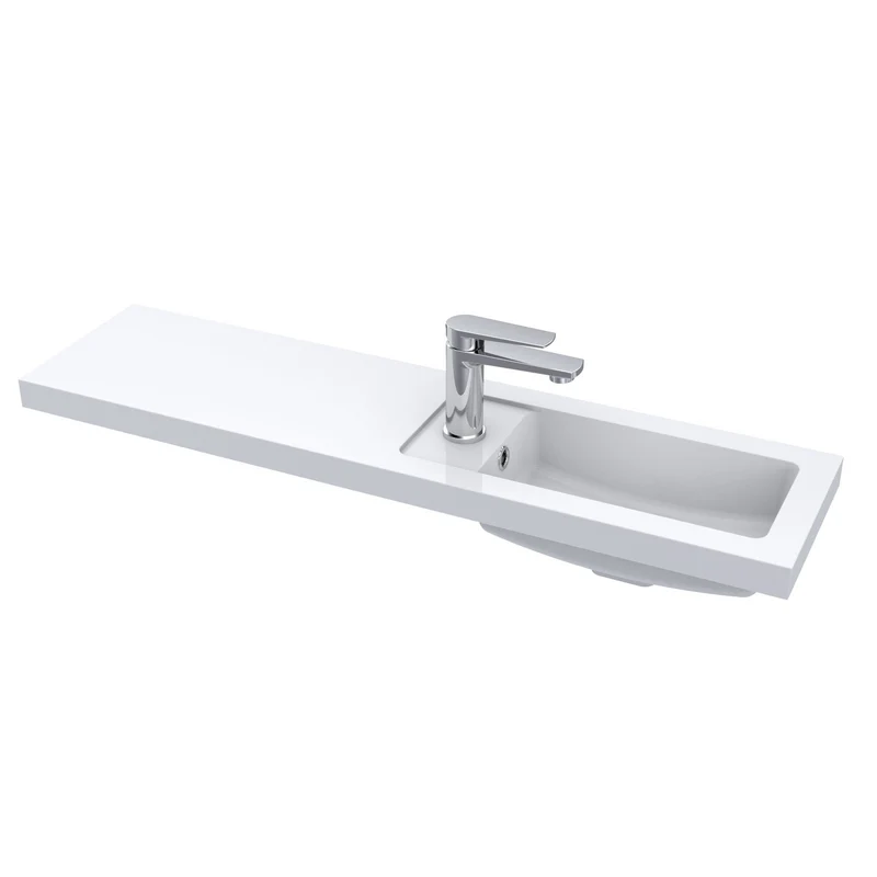 Hudson Reed Fusion Wall Hung Slimline 1000mm Vanity Unit & Basin