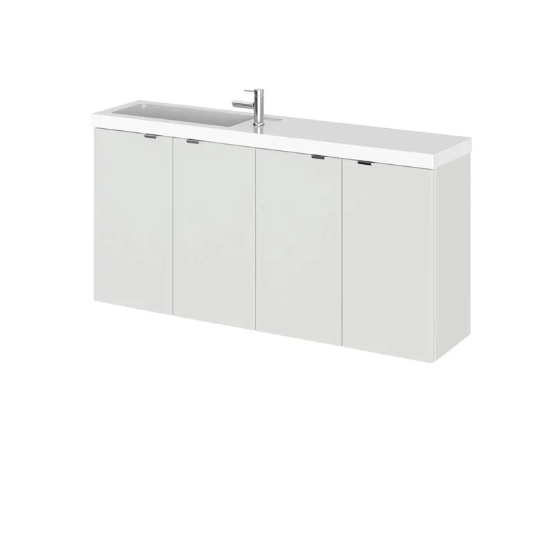 Hudson Reed Fusion Wall Hung Slimline 1000mm Vanity Unit & Basin