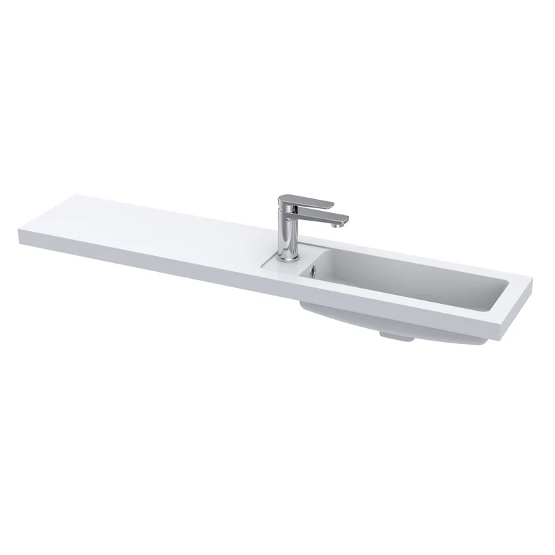 Hudson Reed Fusion Wall Hung Slimline 1200mm Vanity Unit & Basin