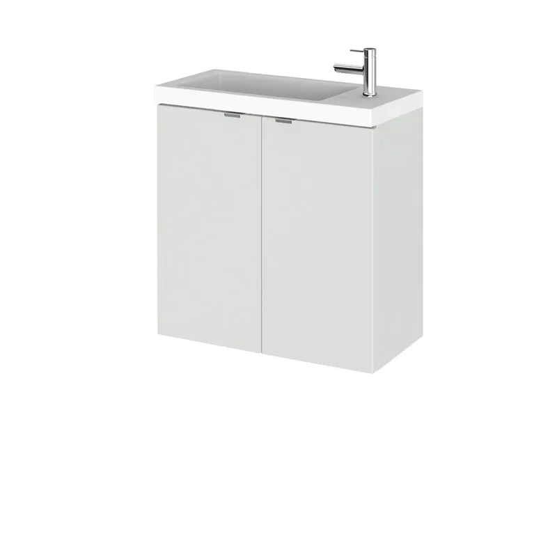 Hudson Reed Fusion Wall Hung Slimline 500mm Vanity Unit & Basin