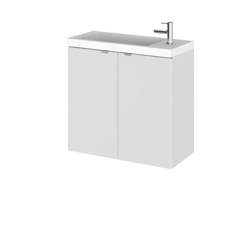Hudson Reed Fusion Wall Hung Slimline 600mm Vanity Unit & Basin