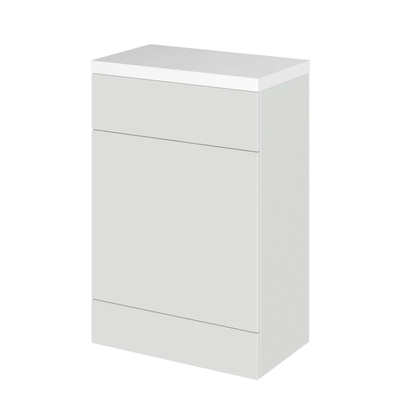 Hudson Reed Fusion Floor Standing 600mm WC Unit With Polymarble Top