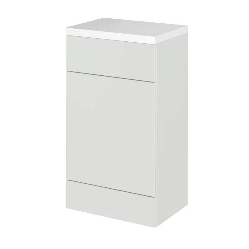 Hudson Reed Fusion Floor Standing 500mm WC Unit With Polymarble Top