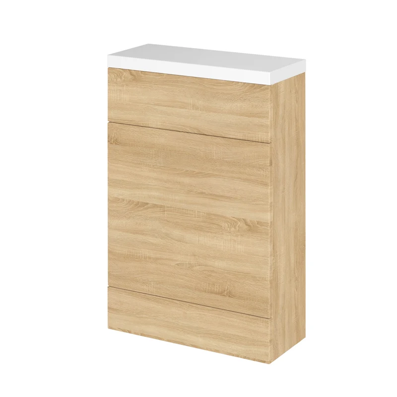 Hudson Reed Fusion Floor Standing Slimline 600mm WC Unit With Polymarble Top