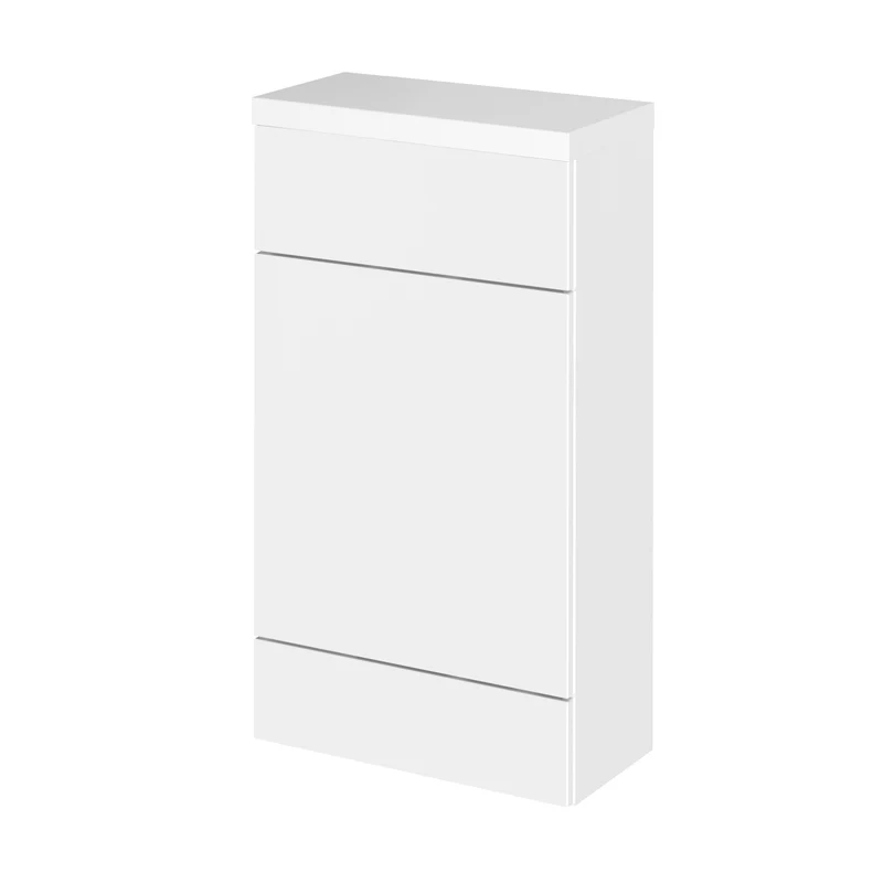 Hudson Reed Fusion Floor Standing Slimline 500mm WC Unit With Polymarble Top