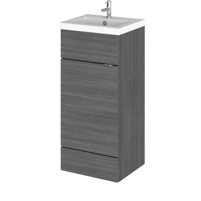 Hudson Reed Fusion Floor Standing 400mm Vanity Unit & Basin