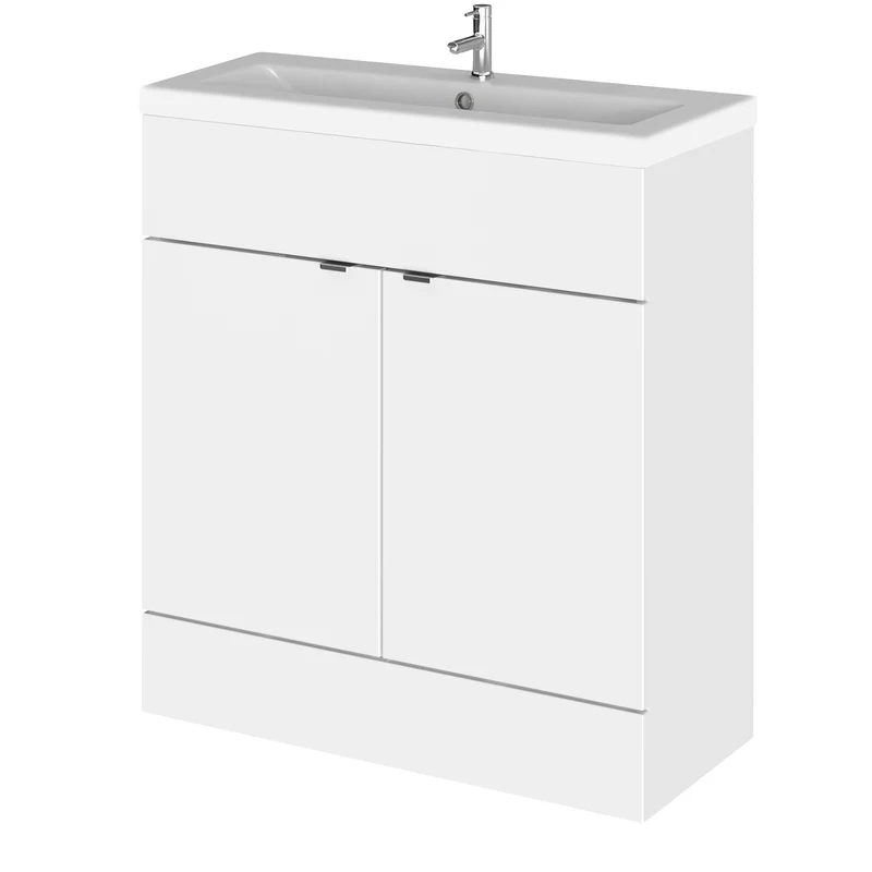 Hudson Reed Fusion Floor Standing 800mm Vanity Unit & Basin