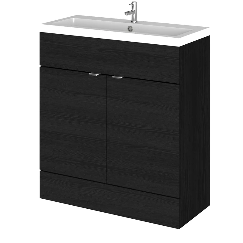 Hudson Reed Fusion Floor Standing 800mm Vanity Unit & Basin