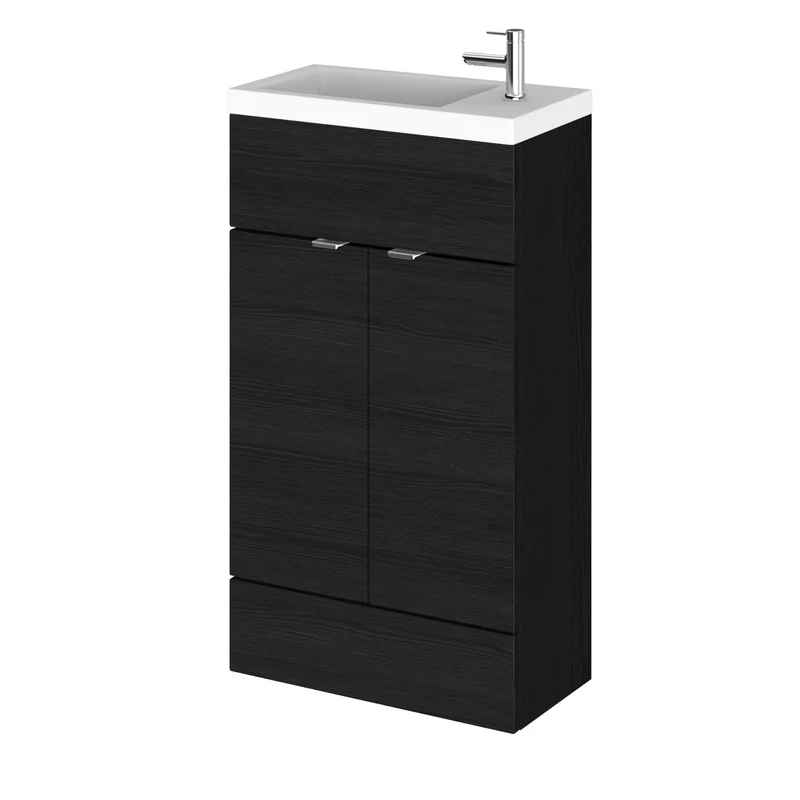 Hudson Reed Fusion Floor Standing Slimline 500mm Vanity Unit & Basin