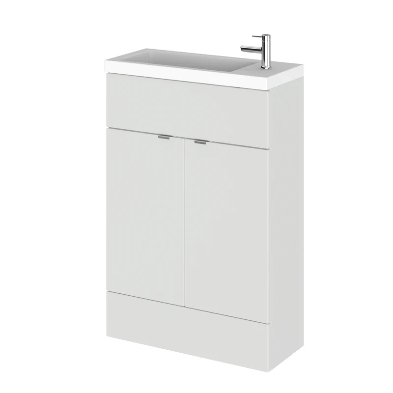 Hudson Reed Fusion Floor Standing Slimline 600mm Vanity Unit & Basin
