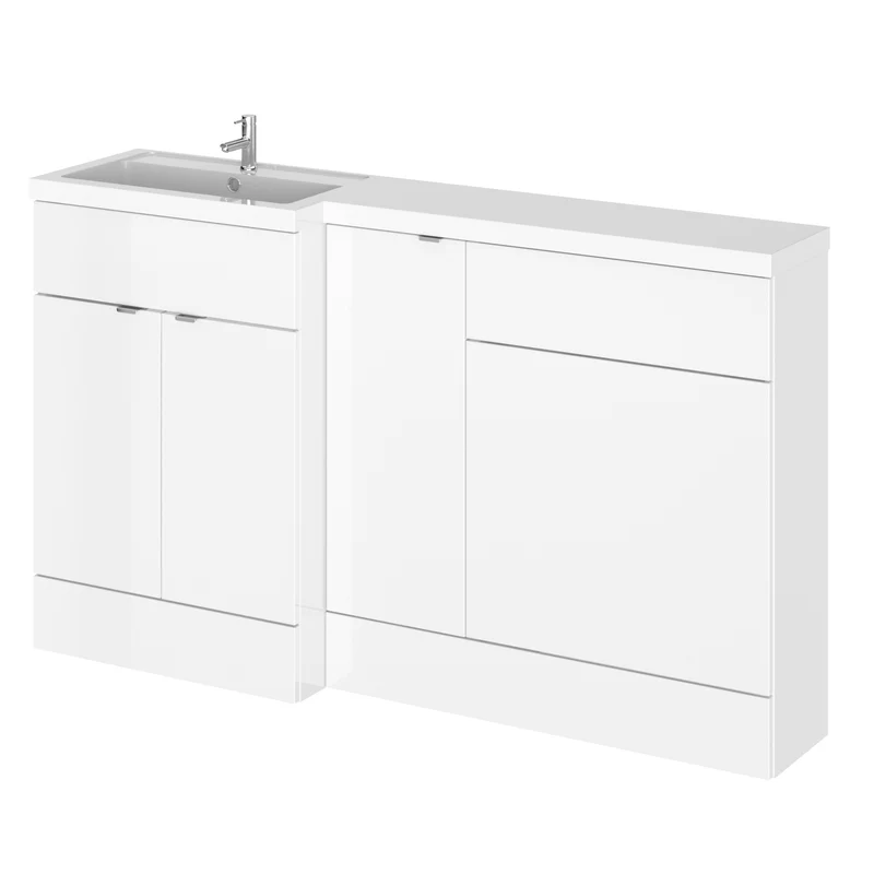 Hudson Reed Fusion 1500mm Floorstanding Combination Unit With 300mm Base Unit & 600mm WC Unit