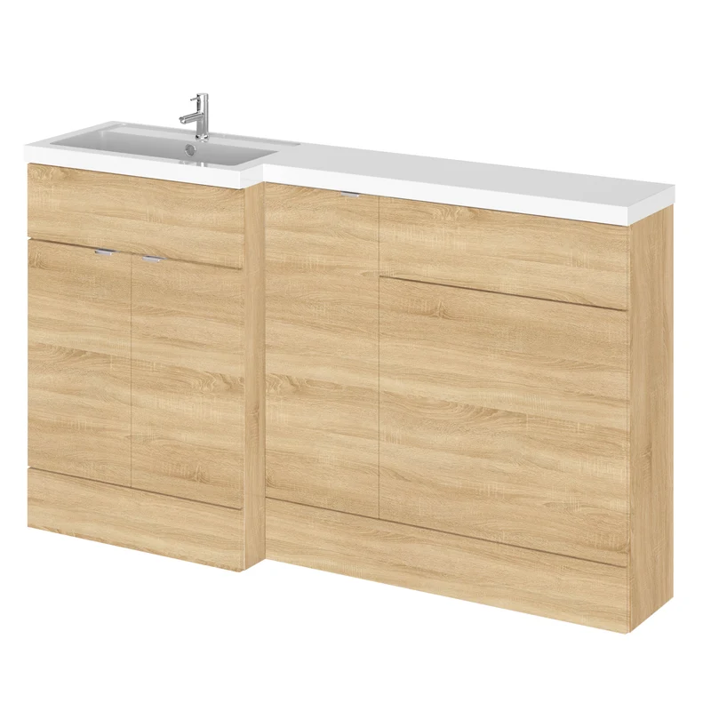 Hudson Reed Fusion 1500mm Floorstanding Combination Unit With 300mm Base Unit & 600mm WC Unit