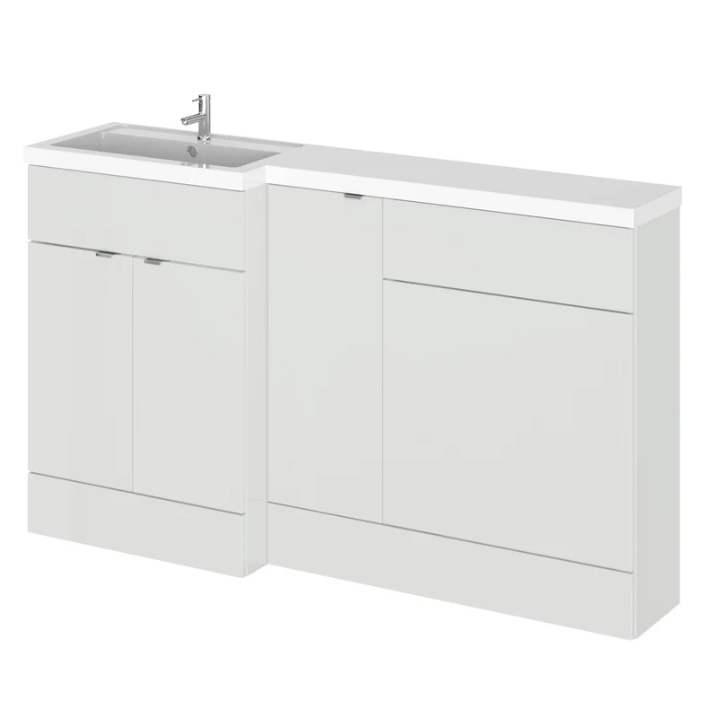 Hudson Reed Fusion 1500mm Floorstanding Combination Unit With 300mm Base Unit & 600mm WC Unit