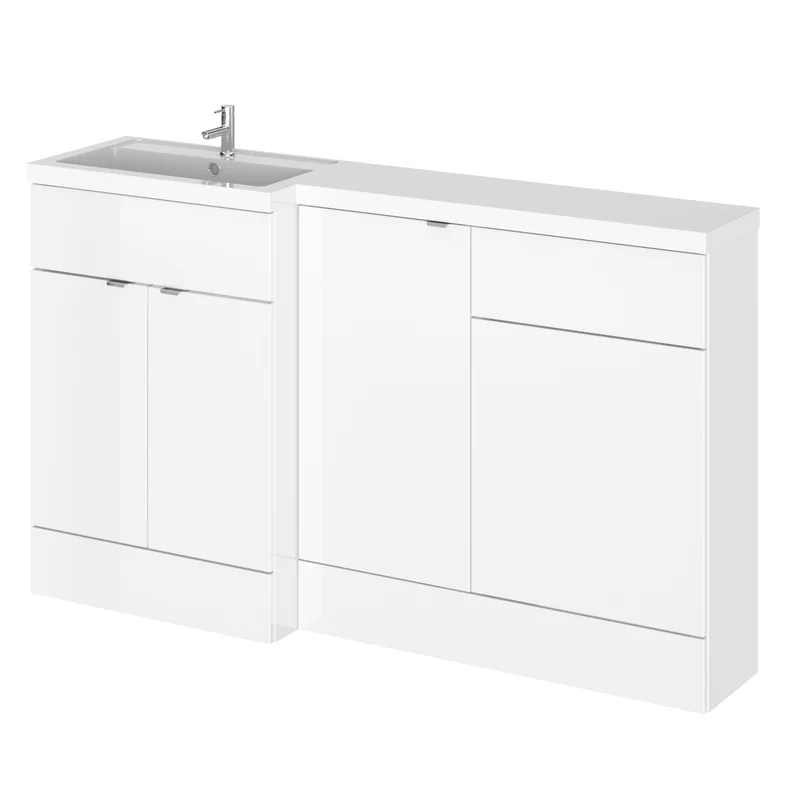 Hudson Reed Fusion 1500mm Floorstanding Combination Unit With 400mm Base Unit & 500mm WC Unit